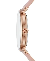 Michael Kors Women's Pyper Blush Leather Strap Watch 38mm