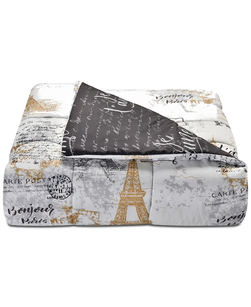 Fairfield Square Collection Paris Gold Reversible 8 Pc. Comforter Sets, Exclusively at Macy's
