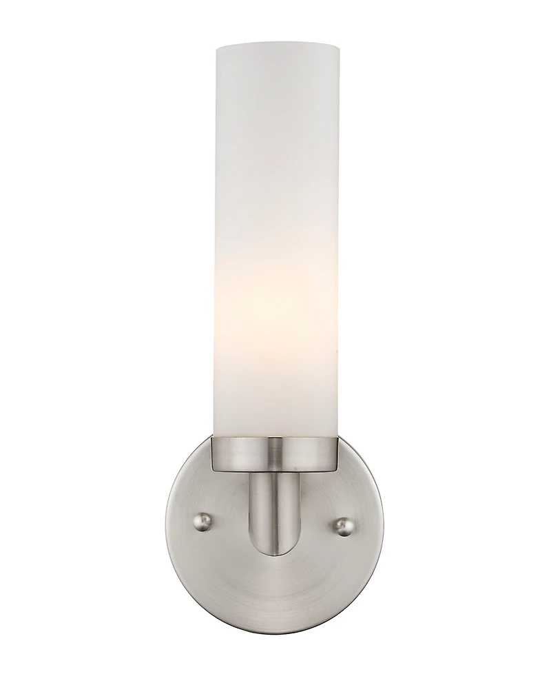Livex Aero 1- Light Brushed Nickel Sconce