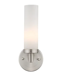 Livex Aero 1- Light Brushed Nickel Sconce