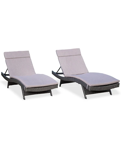 San Pedro Outdoor Chaise Lounge (Set Of 2)