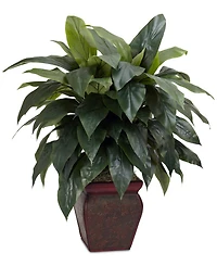 Nearly Natural Cordyline Plant with Decorative Vase