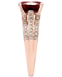 Effy Garnet (3-1/4 ct. t.w.) and Diamond (1/5 Ring 14k Rose Gold