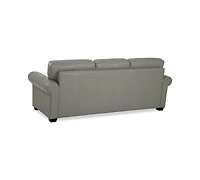Orid 84" Leather Roll Arm Sofa, Created for Macy's