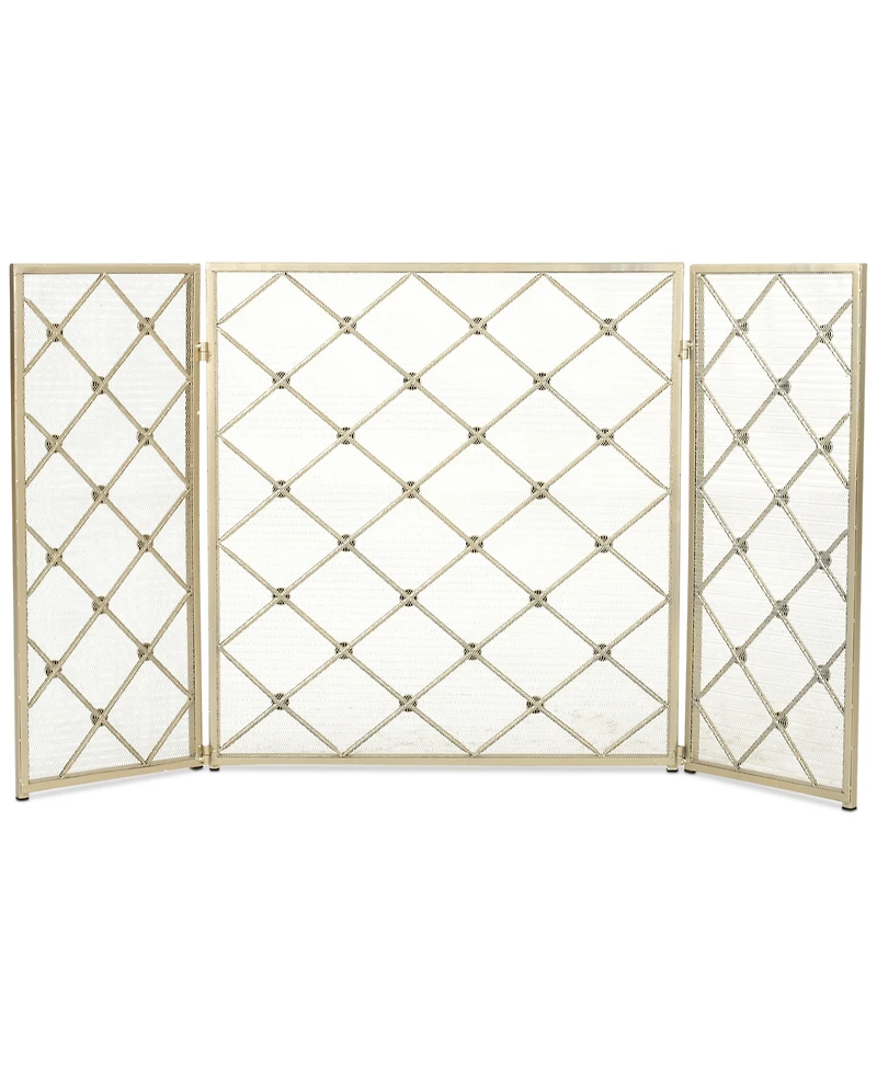 Three Panel 30'' Fireplace Screen