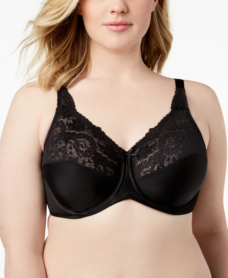 Lilyette by Bali Minimizer Comfort Lace Underwire Bra 428