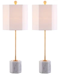 Safavieh Set of 2 Magdalene Marble Table Lamps