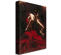 Antonio 'Flamenco Dancer' 22" x 32" Canvas Art Print