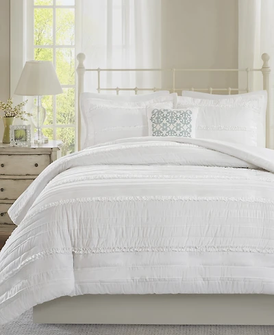 Madison Park Celeste 4-Pc. Duvet Cover Set, Full/Queen