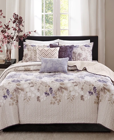 Madison Park Luna 6-Pc. Quilt Set, Full/Queen