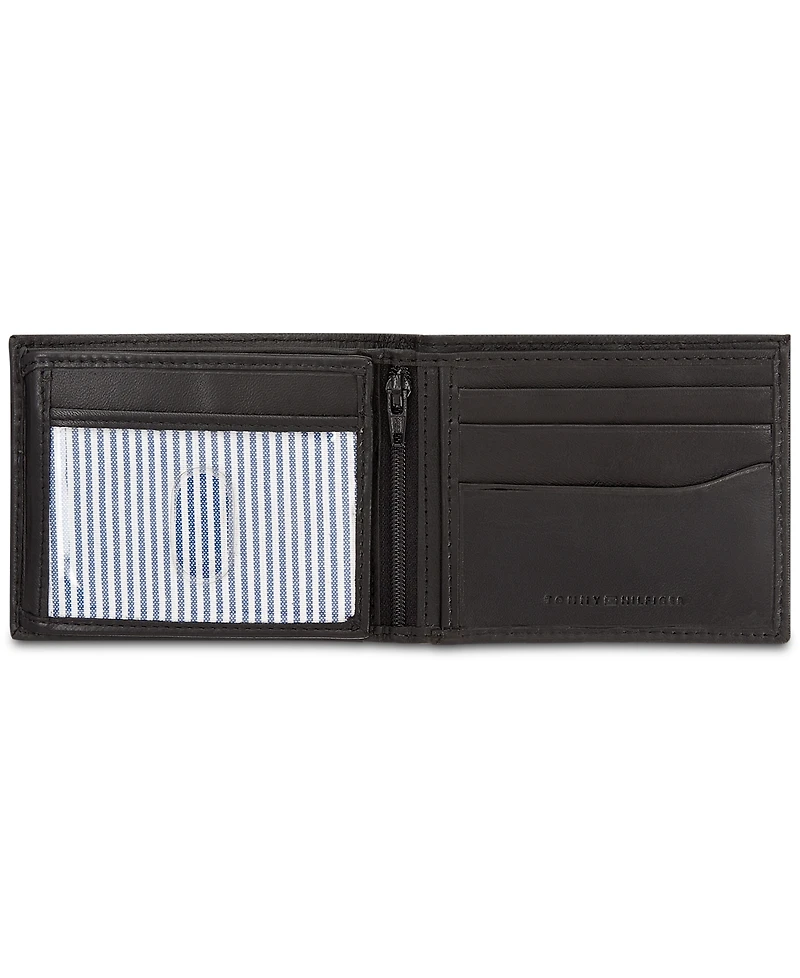 Tommy Hilfiger Men's Brax Leather Rfid Traveler Wallet