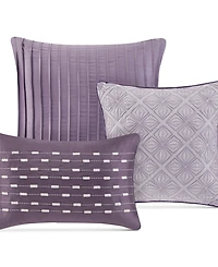 Madison Park Biloxi Geometric Jacquard 6-Pc. Duvet Cover Set, King/California King