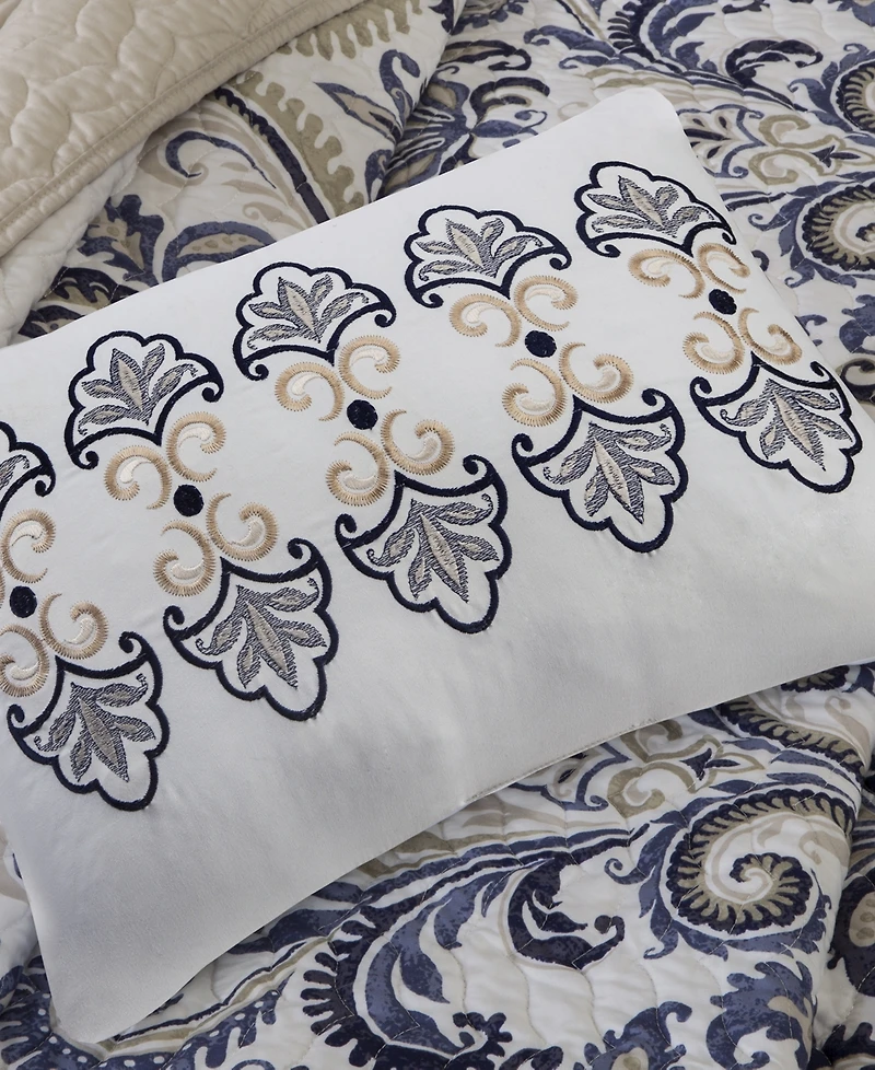 Madison Park Cali Quilted 6-Pc. Quilt Set, Full/Queen