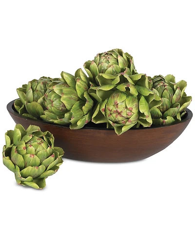 Nearly Natural 5'' Artificial Artichokes, Set of 6