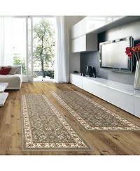 Closeout! Km Home Prato Meshed Sage 2-Pc. Runner Rug Set