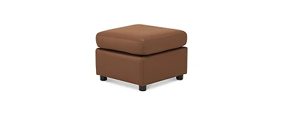 Ennia Leather Ottoman, Created for Macy's