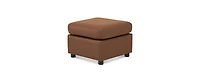 Ennia Leather Ottoman, Created for Macy's