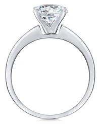 Cubic Zirconia (3-1/3 ct. t.w.) Solitaire Engagement Ring in 14k White Gold