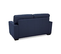 Ennia 59" Leather Loveseat, Created for Macy's