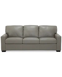 Ennia 82" Leather Sofa, Created for Macy's