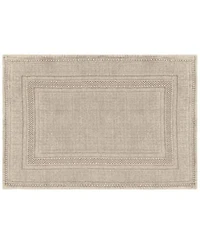 Jean Pierre Racetrack Stonewash Cotton Bath Rugs