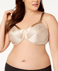 Bali Minimizer Satin Tracings Comfort Strap Underwire Bra 3562
