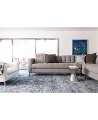 Loloi Fusion Light Blue Grey Area Rug Collection