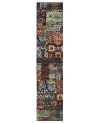 Oriental Weavers Andorra Patchwork 2'6" x 12' Runner Rug
