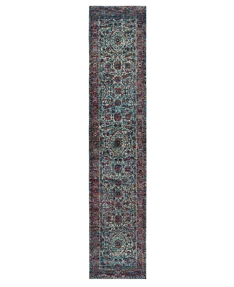 Oriental Weavers Andorra Pena 2'3" x 8' Runner Rug