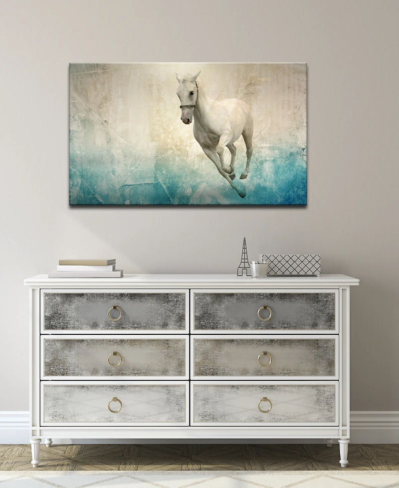Ready2HangArt 'Equestrian Saddle Ink Psviii' Canvas Wall Decor