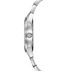 Bulova Women's Sutton Diamond (1/10 ct. t.w.) Stainless Steel Bracelet Watch 32.5mm