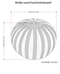 Emons Round Pouf