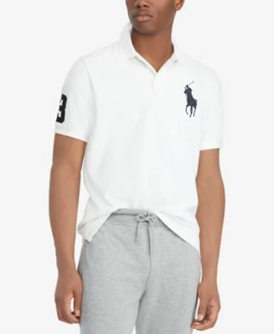 Polo Ralph Lauren Mens Big Pony Custom Slim Fit Mesh Polo Shirt Regular Big Tall