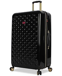 Betsey Johnson Heart To Heart 30" Check-In Spinner