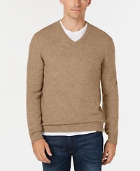 Club Room Men's 100% Cashmere V-Neck Sweater, Macy's Exclusive