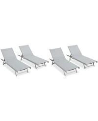 Buxton Chaise Lounge (Set of 4)