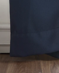 Montego Casual Textured Semi-Sheer Grommet Curtain Panel