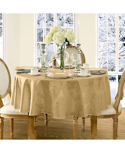 Elrene Barcelona Damask Oval Tablecloth, 60" x 84"