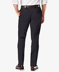 Dockers Men's Signature Lux Cotton Straight Fit Creased Stretch Khaki Pants