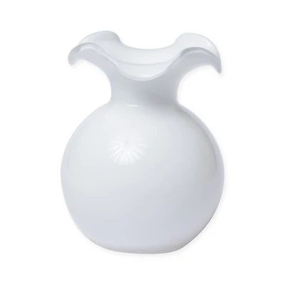 Vietri Hibiscus Glass Small Fluted Vase