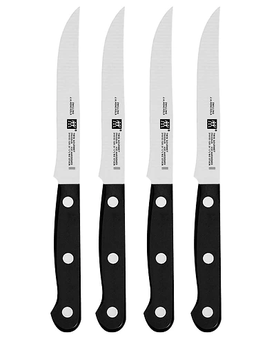 Zwilling Twin Gourmet Steak Knives, Triple Riveted Set of 4