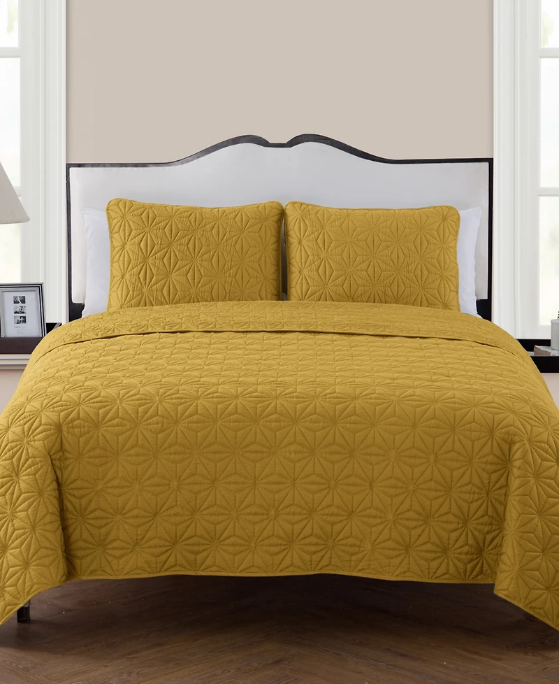 Vcny Home Kaleidoscope 3-Pc. Quilt Set, Full/Queen