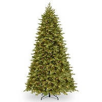 National Tree Company Feel Real Princeton Fraser Fir Hinged Tree With Dual Color Led Lights Powerconnect Collection