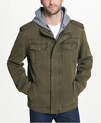 Levi's Men's Sherpa Lined Two Pocket Hooded Trucker Jacket