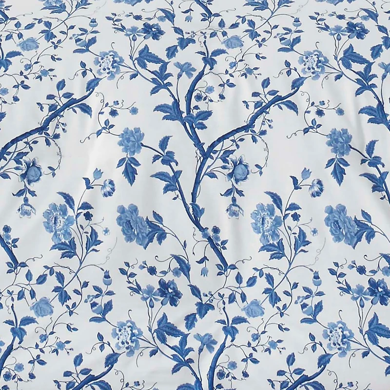 Laura Ashley Elise Cotton Reversible 7 Piece Comforter Set