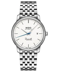 Mido Men's Swiss Automatic Baroncelli Iii Heritage Stainless Steel Bracelet Watch 39mm