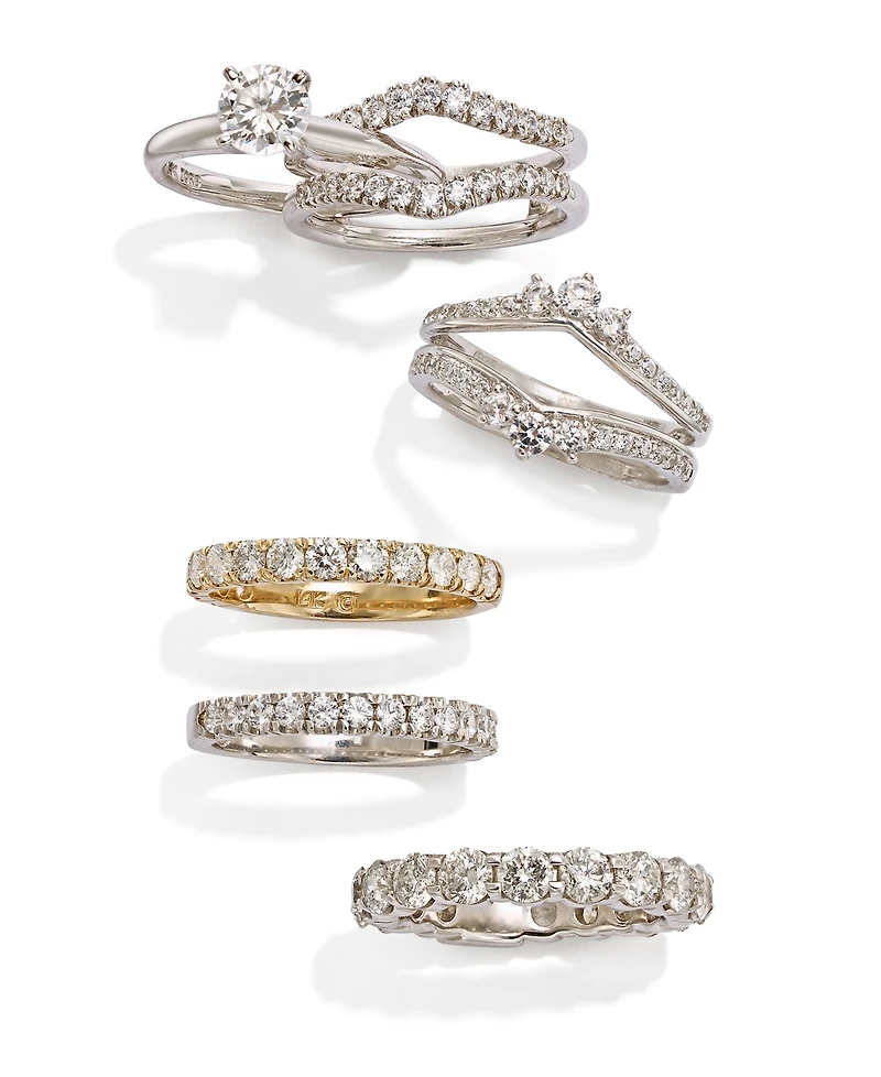 Diamond Enhancer Ring Guard (5/8 ct. t.w.) in 14k White Gold