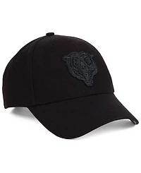 '47 Brand Chicago Bears Black & Black Mvp Strapback Cap