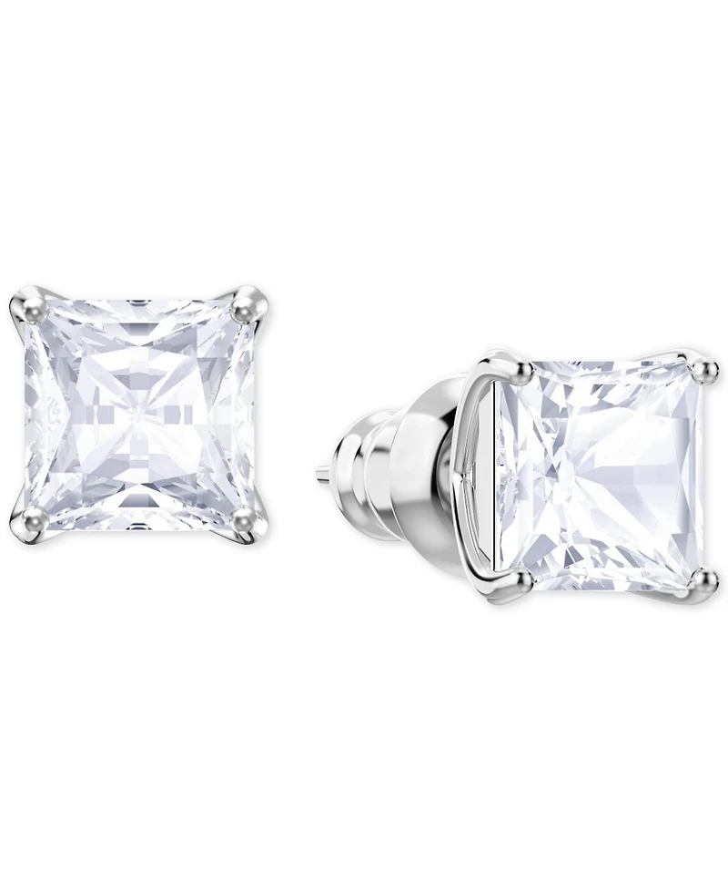 Swarovski Crystal Square Stud Earrings