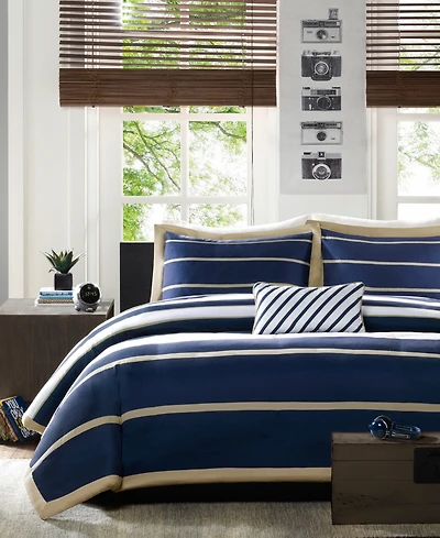 Intelligent Design Ashton 3-Pc. Duvet Cover Set, Twin/Twin Xl